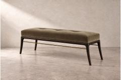 Carlos Solano Granda Sabre Leg Bench Series 60 in Espresso Walnut by Stamford Modern - 4806506