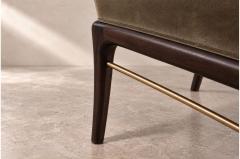 Carlos Solano Granda Sabre Leg Bench Series 60 in Espresso Walnut by Stamford Modern - 4806509