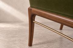 Carlos Solano Granda Sabre Leg Bench Series 60 in Natural Walnut by Stamford Modern - 4806565
