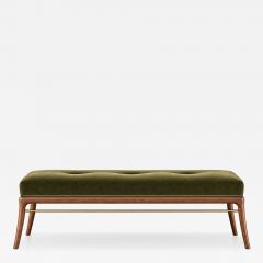 Carlos Solano Granda Sabre Leg Bench Series 60 in Natural Walnut by Stamford Modern - 4811362