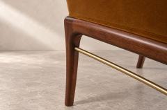 Carlos Solano Granda Sabre Leg Bench Series 60 in Special Walnut by Stamford Modern - 4805234