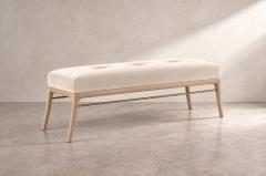 Carlos Solano Granda Sabre Leg Bench Series 60 in White Oak by Stamford Modern - 4805248