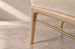 Carlos Solano Granda Sabre Leg Bench Series 60 in White Oak by Stamford Modern - 4805250