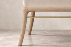 Carlos Solano Granda Sabre Leg Bench Series 60 in White Oak by Stamford Modern - 4805252