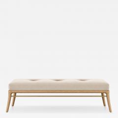 Carlos Solano Granda Sabre Leg Bench Series 60 in White Oak by Stamford Modern - 4811358