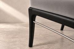 Carlos Solano Granda Sabre Leg Bench Series 72 in Blackout Oak by Stamford Modern - 4806732