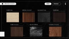 Carlos Solano Granda Sculptural ICO Bench Series 36 in Espresso Walnut by Stamford Modern - 4492030