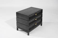 Carlos Solano Granda Stacked Bedside Table in Black Ceruse - 3530459