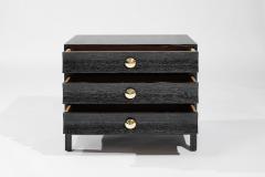 Carlos Solano Granda Stacked Bedside Table in Black Ceruse - 3530462