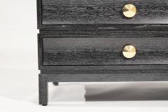 Carlos Solano Granda Stacked Bedside Table in Black Ceruse - 3530465