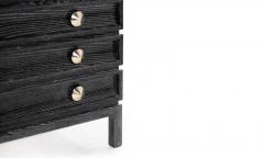 Carlos Solano Granda Stamford Moderns Stacked Bedside Tables in Black Ceruse - 1390625