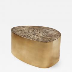 Carlyle Collective Albeo I Cast Brass Coffee Table - 540616