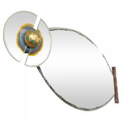 Carmen Spera Custom Modernist Sculptural Mirror by Carmen Spera - 1485151