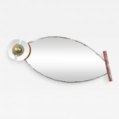 Carmen Spera Custom Modernist Sculptural Mirror by Carmen Spera - 1486389