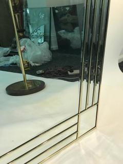 Carol Canner Magnificent Herring Bone Wall Mirror by Carol Canner for Carvers Guild - 419658
