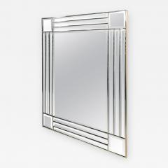 Carol Canner Magnificent Herring Bone Wall Mirror by Carol Canner for Carvers Guild - 423768