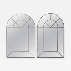 Carol Canner Pair of Exceptional Arched Mirrors by Carol Canner for Carvers Guild - 856797