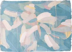 Carol Cohen Hamoy Abstract Gouache Painting Handmade Paper - 4588821
