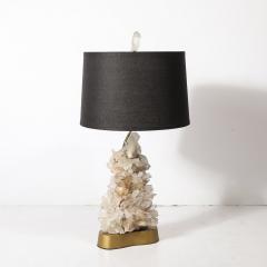 Carole Stupell Mid Century Modernist Sculptural Quartz Crystal Table Lamp by Carole Stupell - 4265740