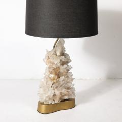 Carole Stupell Mid Century Modernist Sculptural Quartz Crystal Table Lamp by Carole Stupell - 4265741