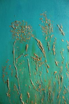 Carolyn Miller Golden Grasses Contemporary Diptych - 3273316