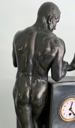 Carpe Diem Large Jugenstil Sculpture and Clock - 4155737