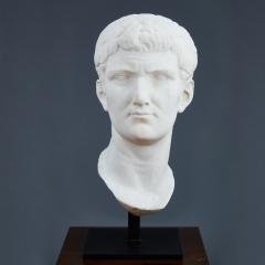 Carrara Marble Bust of Roman Emperor Circa 1820  - 2960177