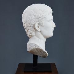 Carrara Marble Bust of Roman Emperor Circa 1820  - 2960178