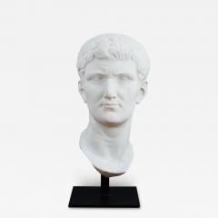 Carrara Marble Bust of Roman Emperor Circa 1820  - 2963425