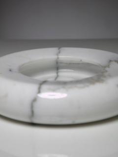 Carrara Marble Centerpiece by Di Rosa and Giusti for Up Up Italy 1970s - 4724116