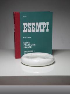 Carrara Marble Centerpiece by Di Rosa and Giusti for Up Up Italy 1970s - 4724118