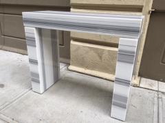 Carrara Marble Console Fireplace Mantel - 458606