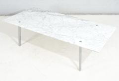 Carrara Marble Dining Table William Ross Douglas for Laverne - 2650241