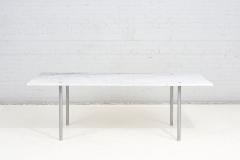 Carrara Marble Dining Table William Ross Douglas for Laverne - 2650243