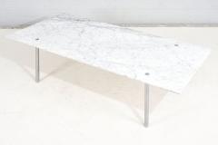 Carrara Marble Dining Table William Ross Douglas for Laverne - 2650244