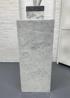 Carrara Marble Sculpture on Pedestal - 2691297