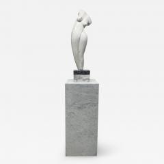 Carrara Marble Sculpture on Pedestal - 2692696