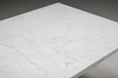 Carrara Marble Table Italy 1970s - 3427166