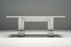 Carrara Marble Table Italy 1970s - 3427260