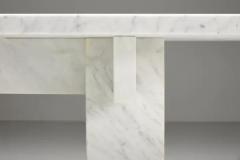 Carrara Marble Table Italy 1970s - 3427351