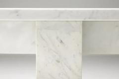Carrara Marble Table Italy 1970s - 3427352