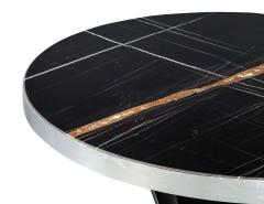 Carrocel Custom Art Deco Style Marble Top Table - 1994693