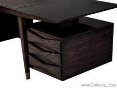 Carrocel Custom Floating Top Mid Century Executive Desk - 1994866