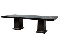 Carrocel Custom Macassar Slab Top Modern Dining Table - 1997737