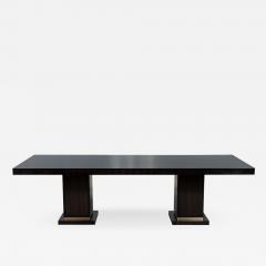 Carrocel Custom Macassar Slab Top Modern Dining Table - 2002225