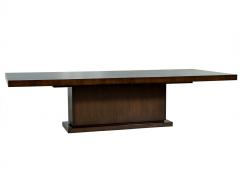 Carrocel Custom Made Walnut Art Deco Style Dining Table - 1995035