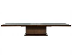 Carrocel Custom Made Walnut Art Deco Style Dining Table - 1995037