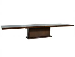 Carrocel Custom Made Walnut Art Deco Style Dining Table - 1995038