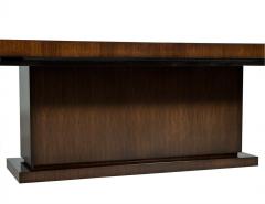 Carrocel Custom Made Walnut Art Deco Style Dining Table - 1995039