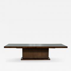 Carrocel Custom Made Walnut Art Deco Style Dining Table - 2002161